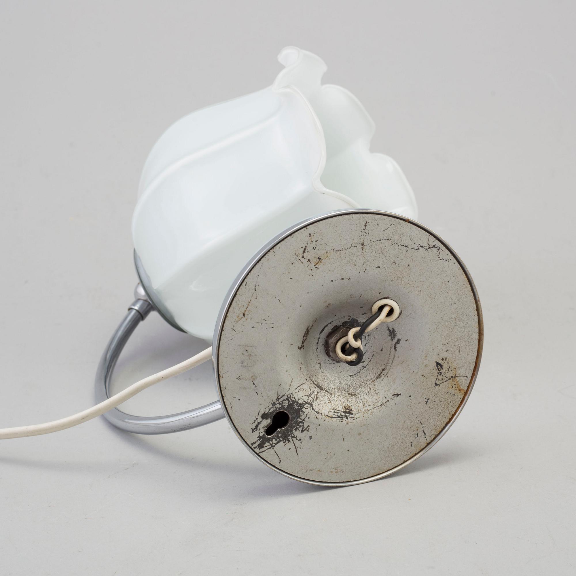 an early 20th century table lamp.