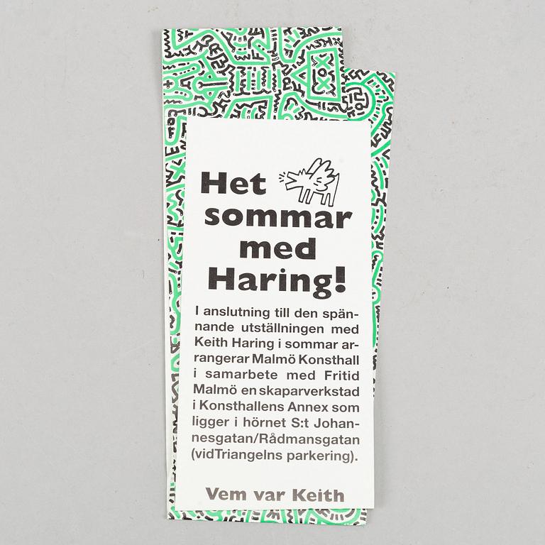 Keith Haring, Book published by Tony Shafrazi Gallery.