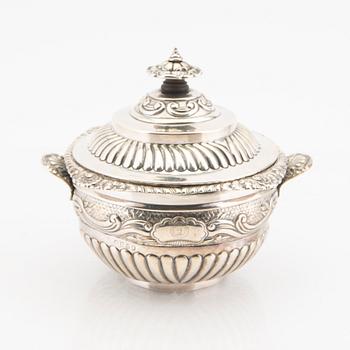 An English 18th century silver bowl mark of  Stephen Adams London, weight 392 grams.