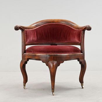 PUDERSTOL, 1700-tal.