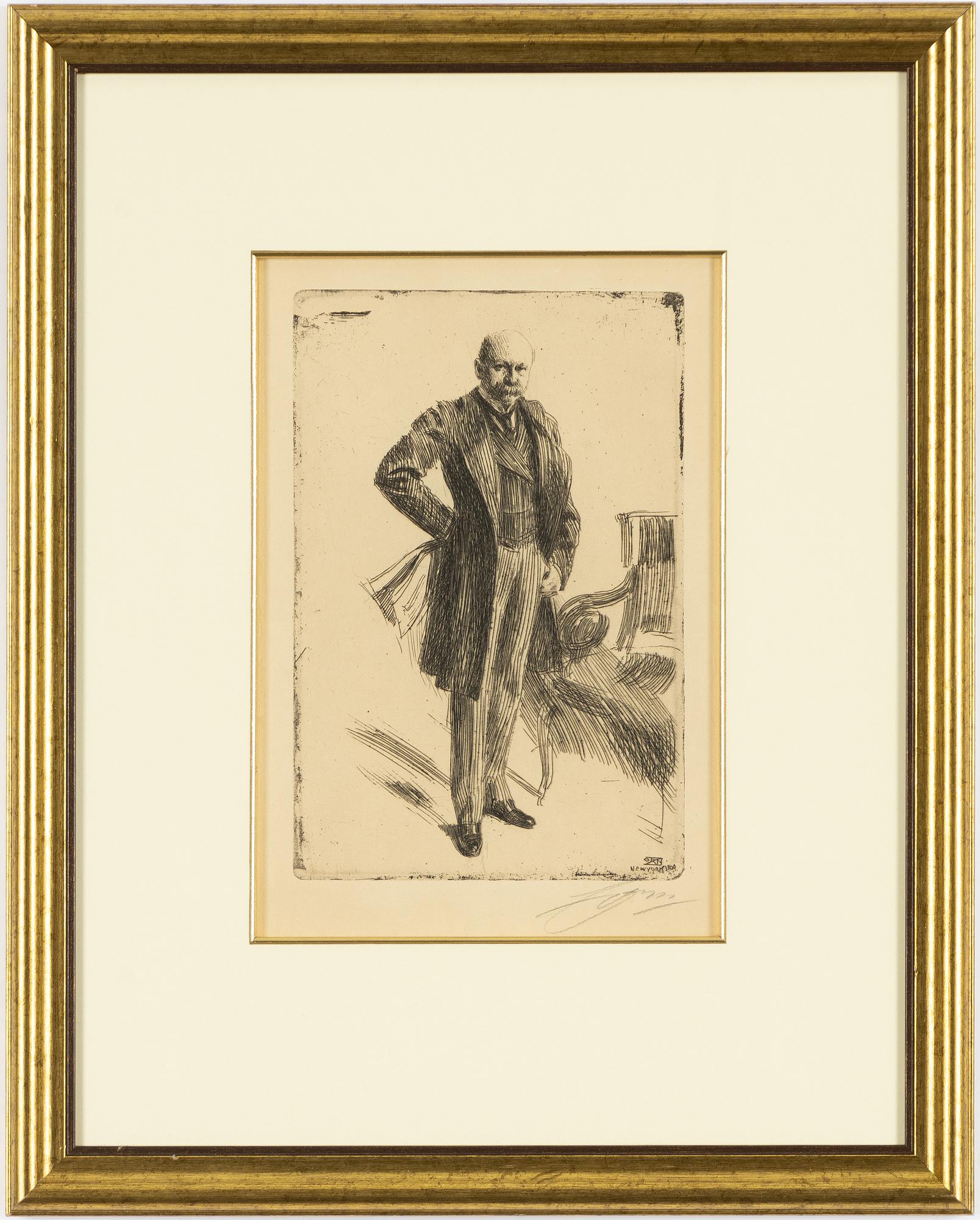 Anders Zorn, "Överste Lamont I".