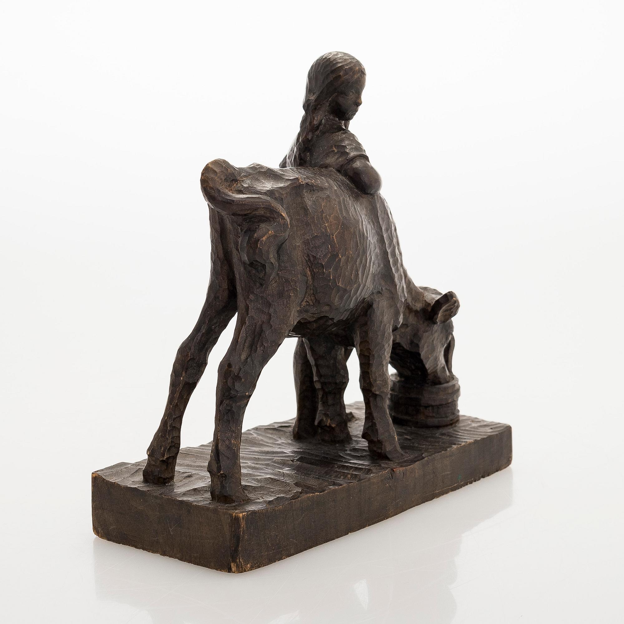 Elias Ilkka, Tyttö ja lehmä.