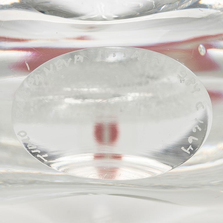 Timo Sarpaneva, skulptur, signerad Timo Sarpaneva Iittala 1984 C 1664.