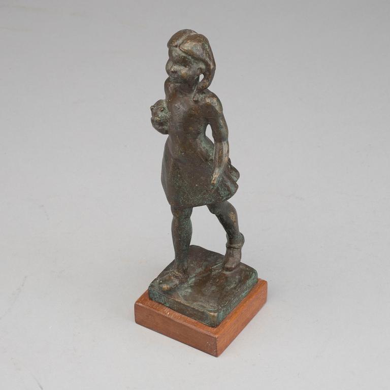 JONAS FRÖDING, a signed bronze figurine.