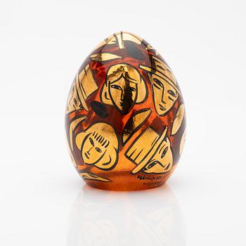 Ulrica Hydman-Vallien, skulptur, glas, Kosta Boda Atelier.