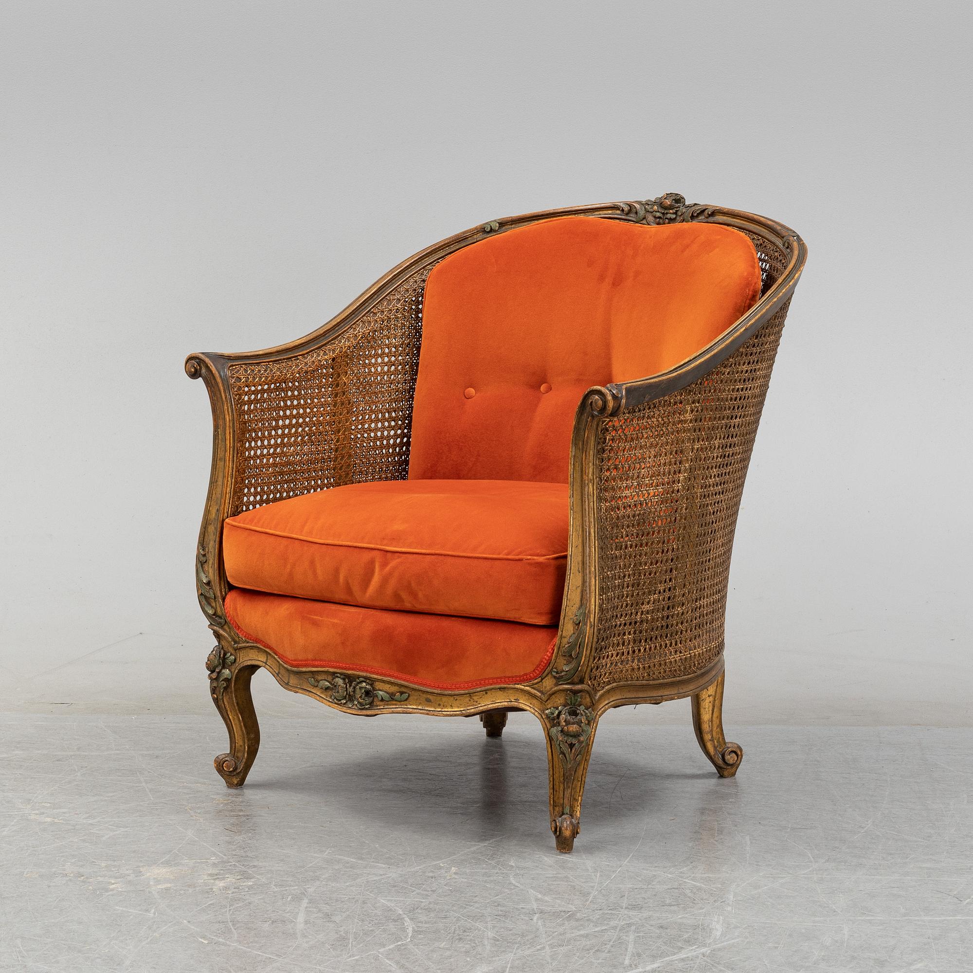 An early 20th century armchair, possibly France.