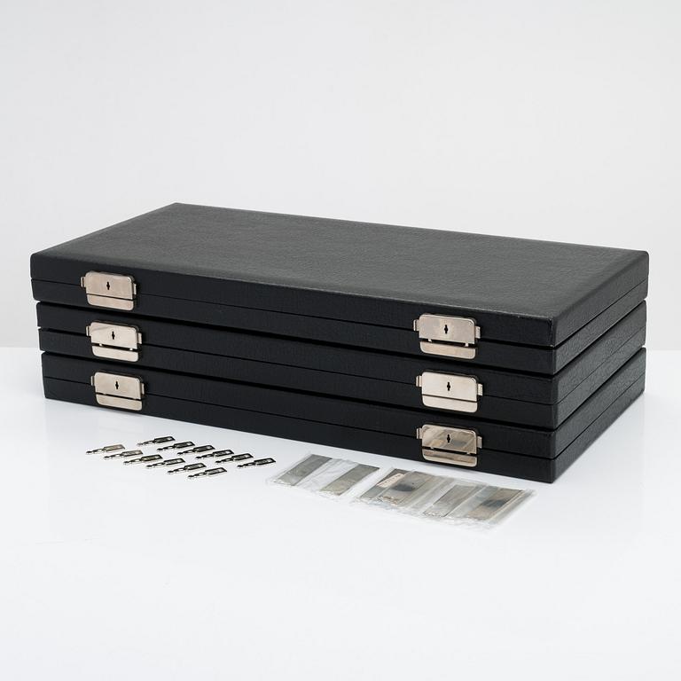 A 72-piece sterling silver cutlery set, 'Diplomat', Kultateollisuus Turku 1978. In three original boxes.