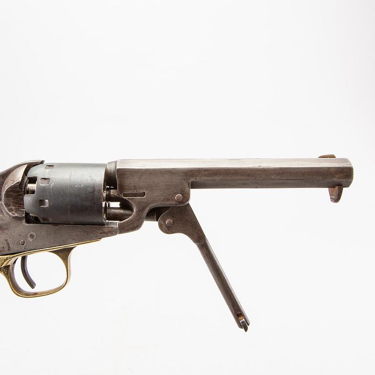 A Manhattan navy Percussion revolver in cal 36, 19th century mid / latter half.