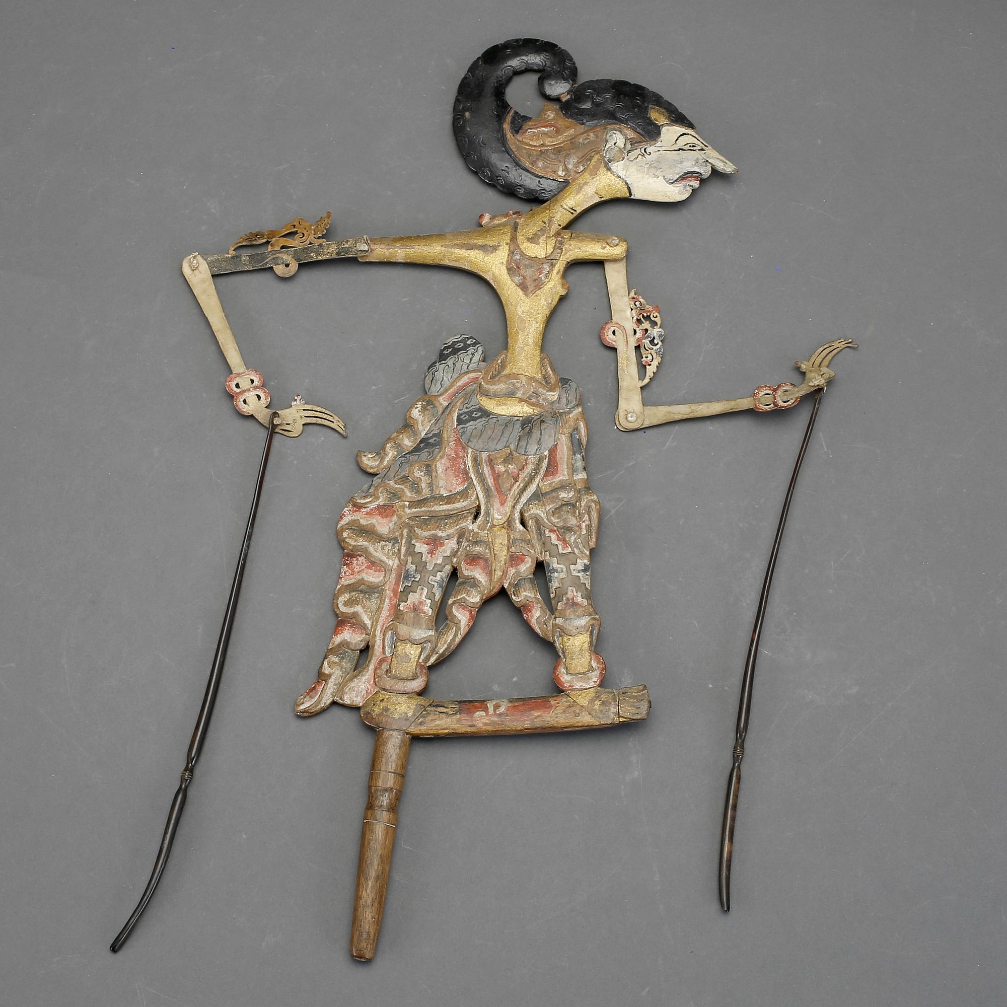 SKUGGSPELSFIGUR, troligen Java, 1900-talets första hälft.