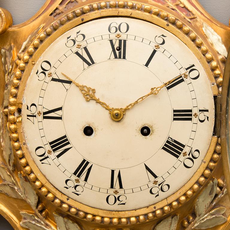 A 19th Century Swedish wall clock.