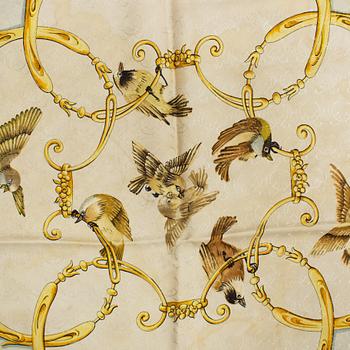 Hermès, scarves, 2 st, bl a "La Cle des Champs".