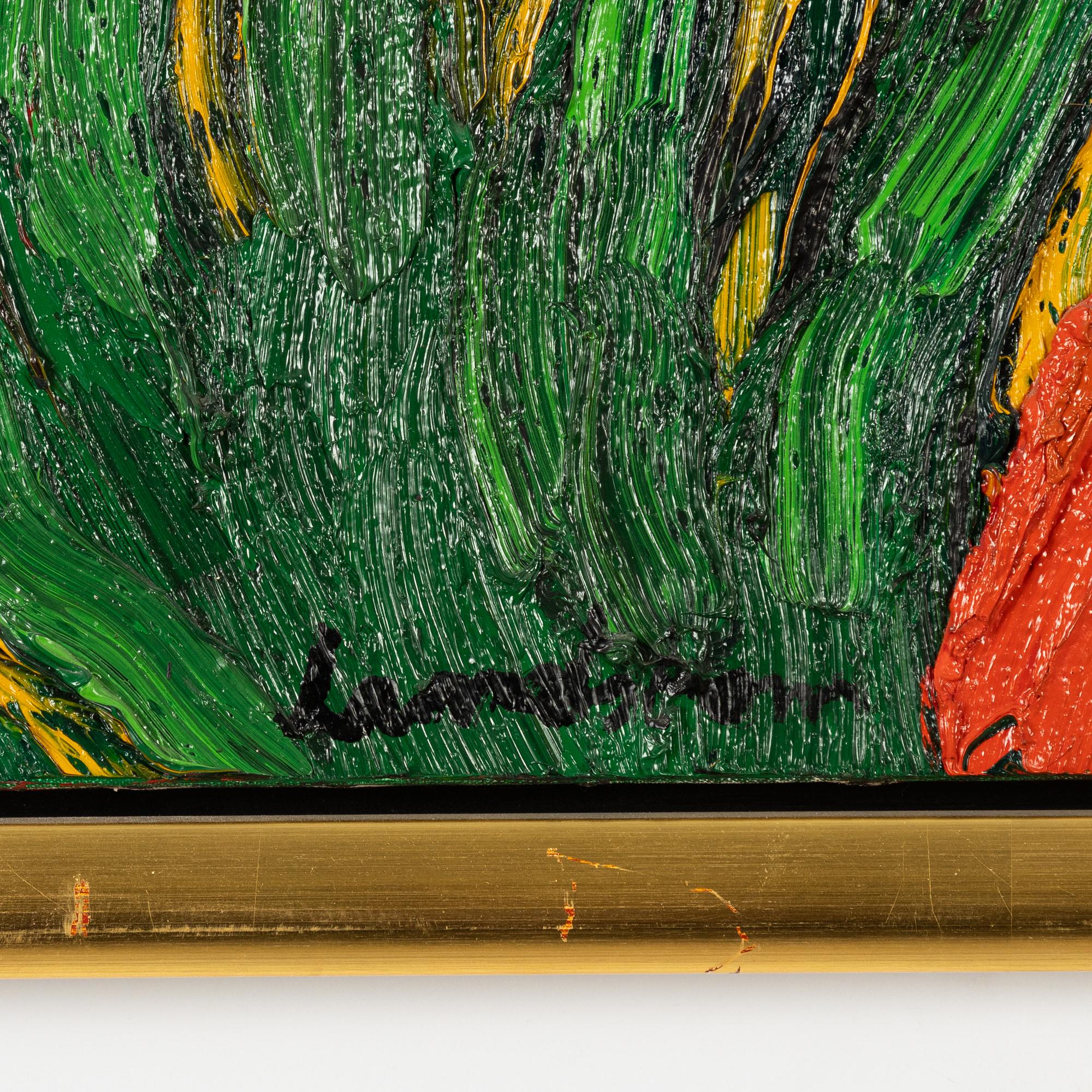 Bengt Lindström, Figure Composition (Indistinct Title on the Reverse).