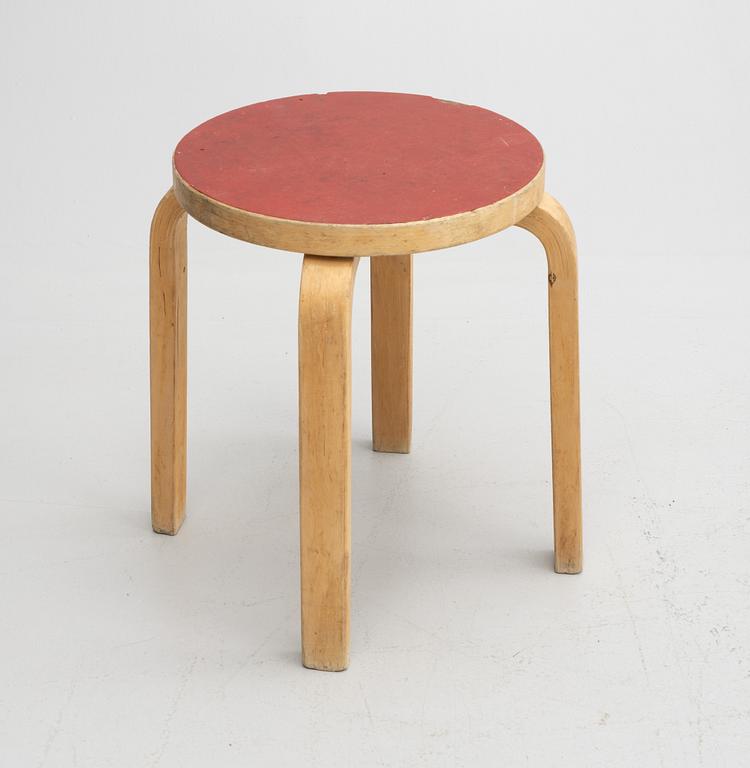 Alvar Aalto, a model '60' stool, Artek, Finland 1950's/60's.