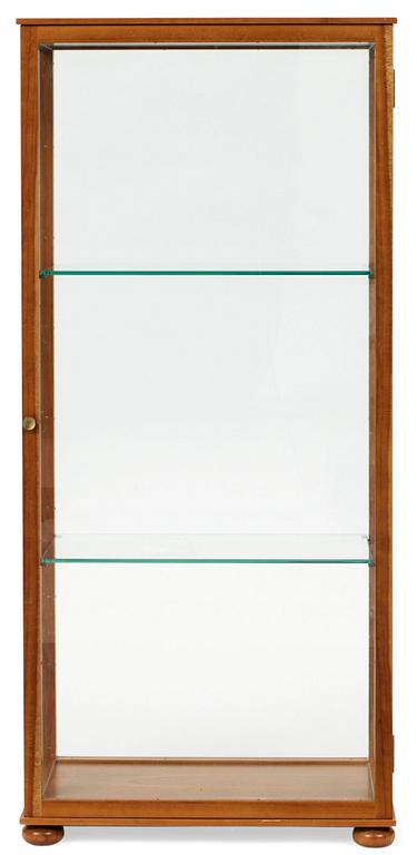 A Josef Frank cherry wood and glass cabinet, Firma Svenskt Tenn, model 649.