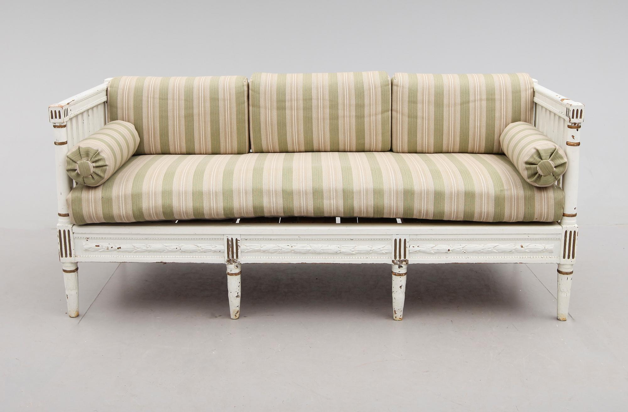 SOFFA, gustaviansk, 1700-talets slut.