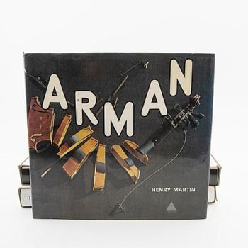 Art books 6 pcs; 3 x Arman, 2 x Wunderlich, 1 x Cesar (signed).