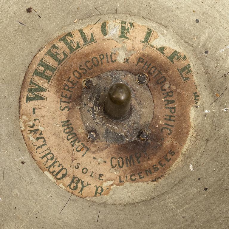 Zoetrope / picture wheel, late 19th century.
