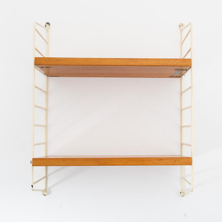 Nils Strinning, a bookshelf, "BFB-Hyllan"(Bonniers Folk Bibliotek), eller "Stringhyllan", String Design, Sweden ca 1949-55.