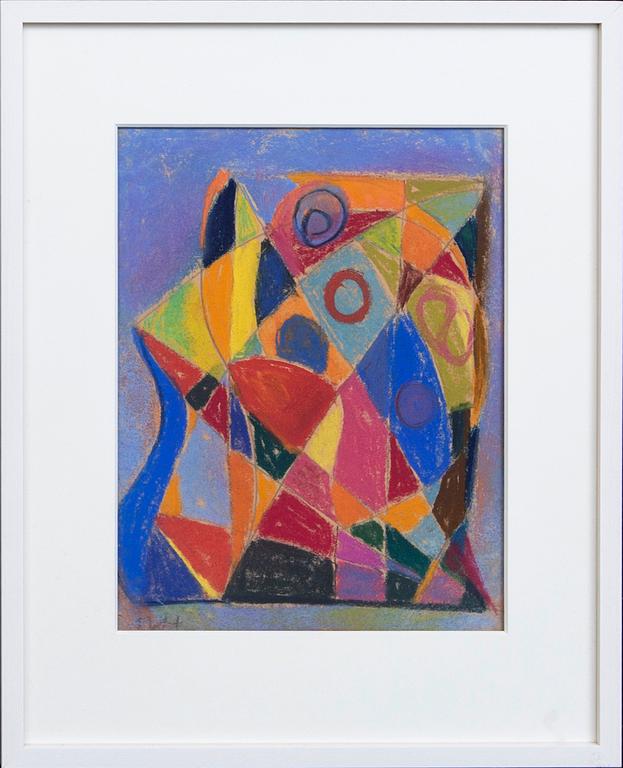 Tora Vega Holmström, pastel signed.