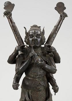 SKULPTUR, brons. Japan, 1800-tal.