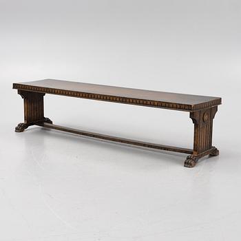 A stained birch bench, Sweden, 1930's.