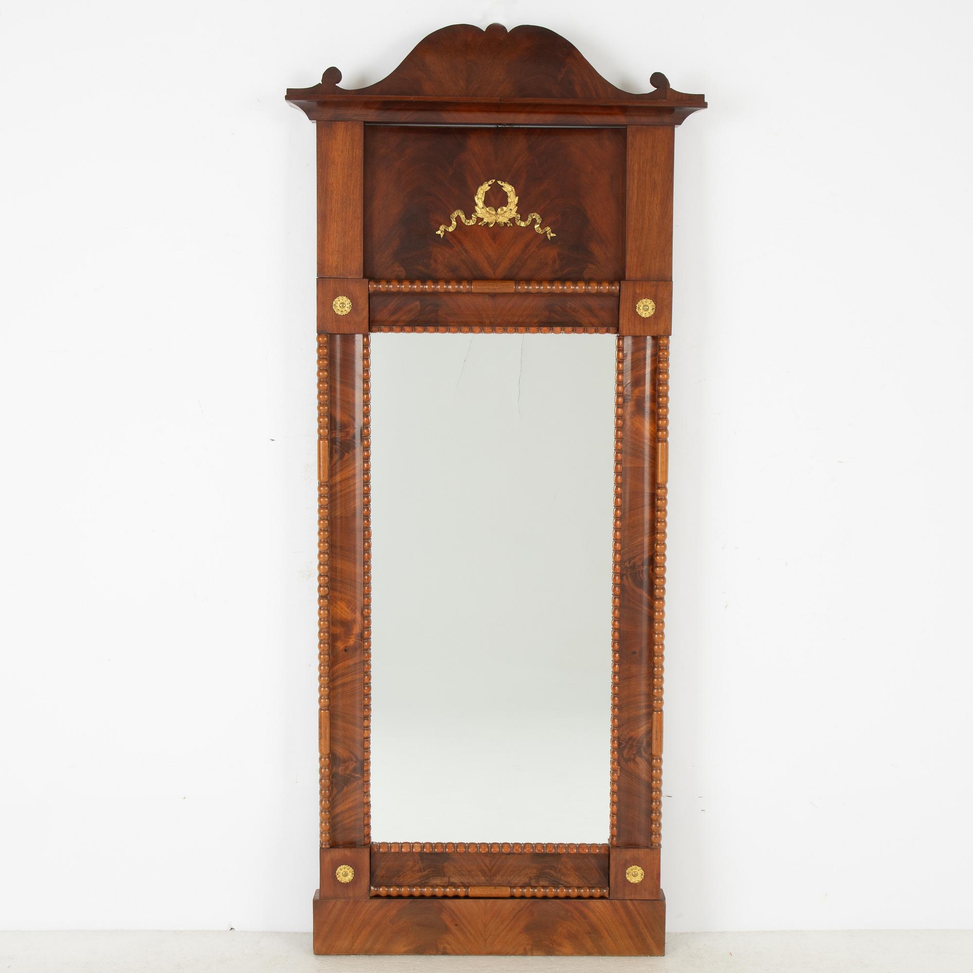Mirror, Empire style, circa 1900.