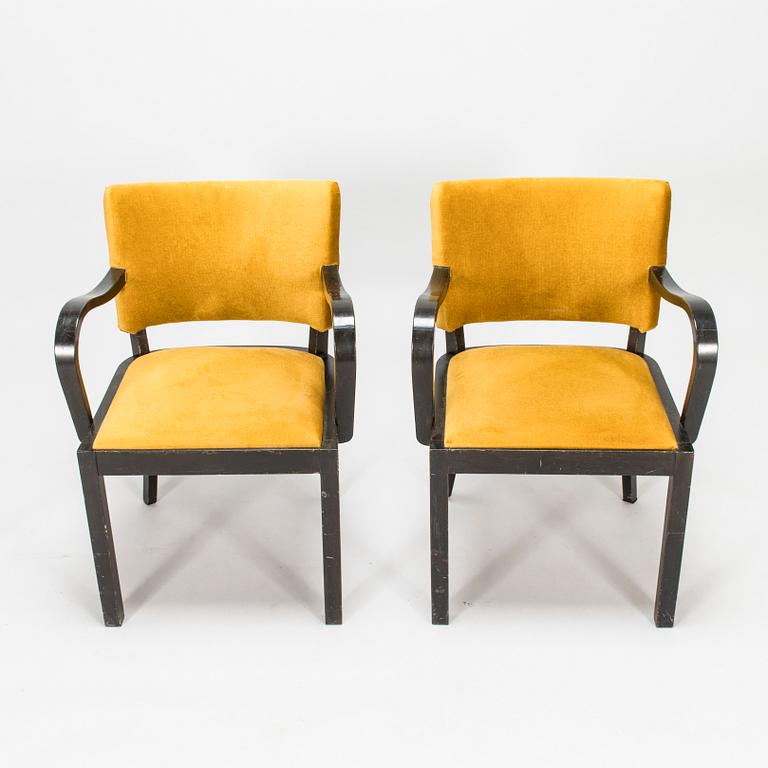 Maija Heikinheimo, a pair of armchairs model no 279 Asko 1930s.
