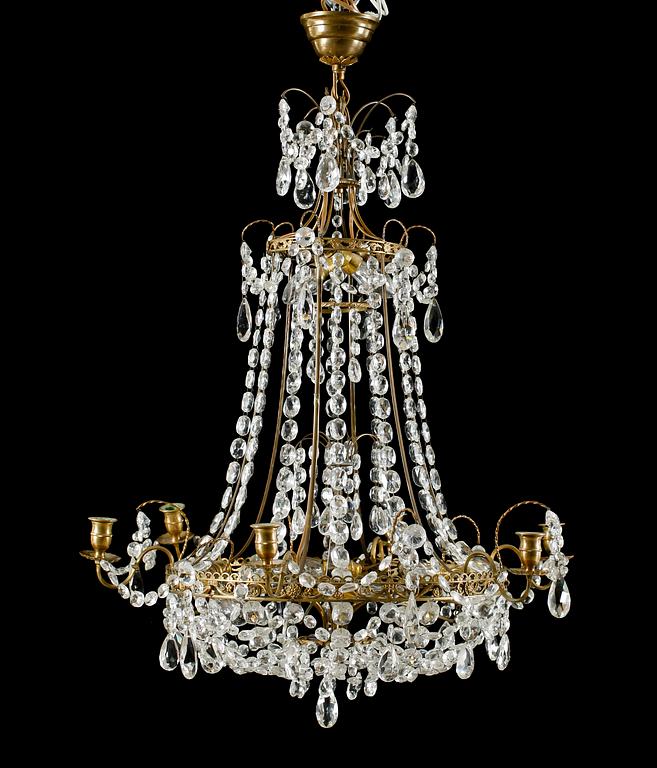 LJUSKRONA, Hagamodell, 1900-talets mitt. Höjd ca 85 cm.