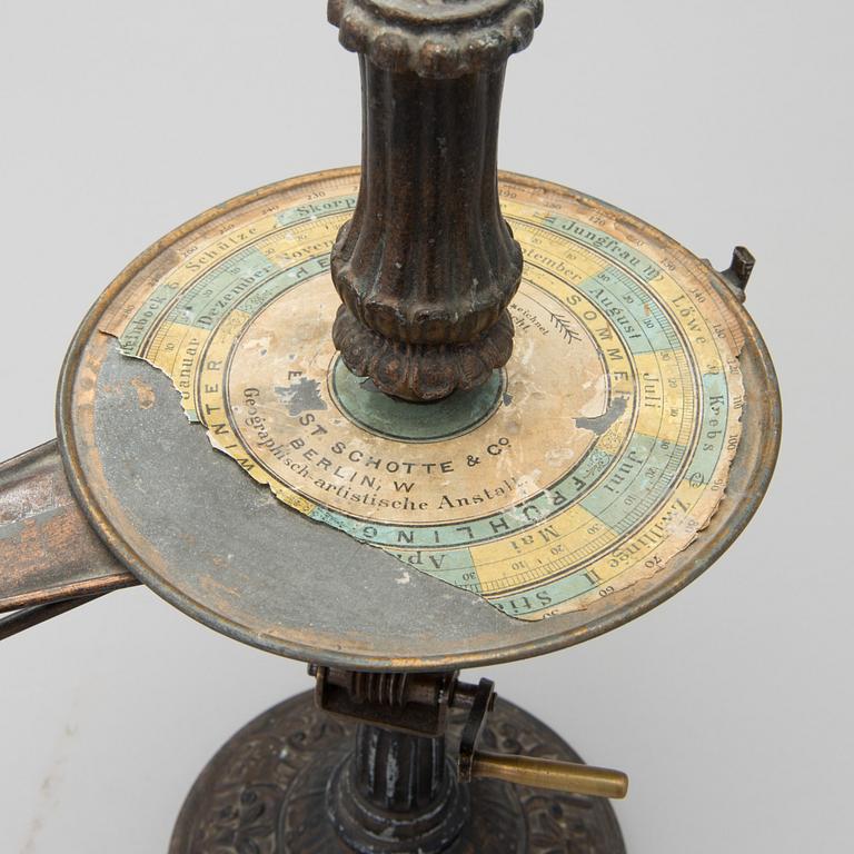 A late 19th century Germany Ernst Schotte & Co Berlin orrery.