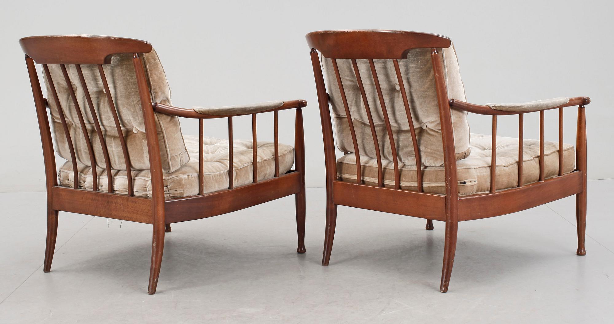 SOFFGRUPP, 3 delar, "Skrindan", Kerstin Hörlin Holmqvist, OPE-möbler. 1900-talets andra hälft.