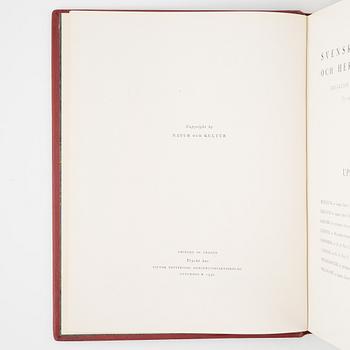 Bokverk, Svenska slott och herresäten, ny samling, 3 + 1 volymer, Natur och Kultur, Stockholm, 1932-1934.