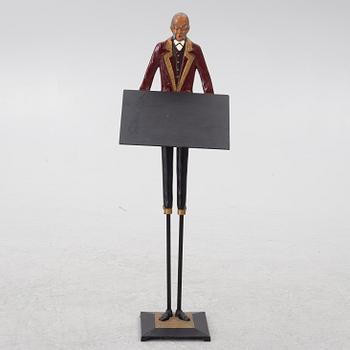 Visitkortsbetjänt, 1900-tal.