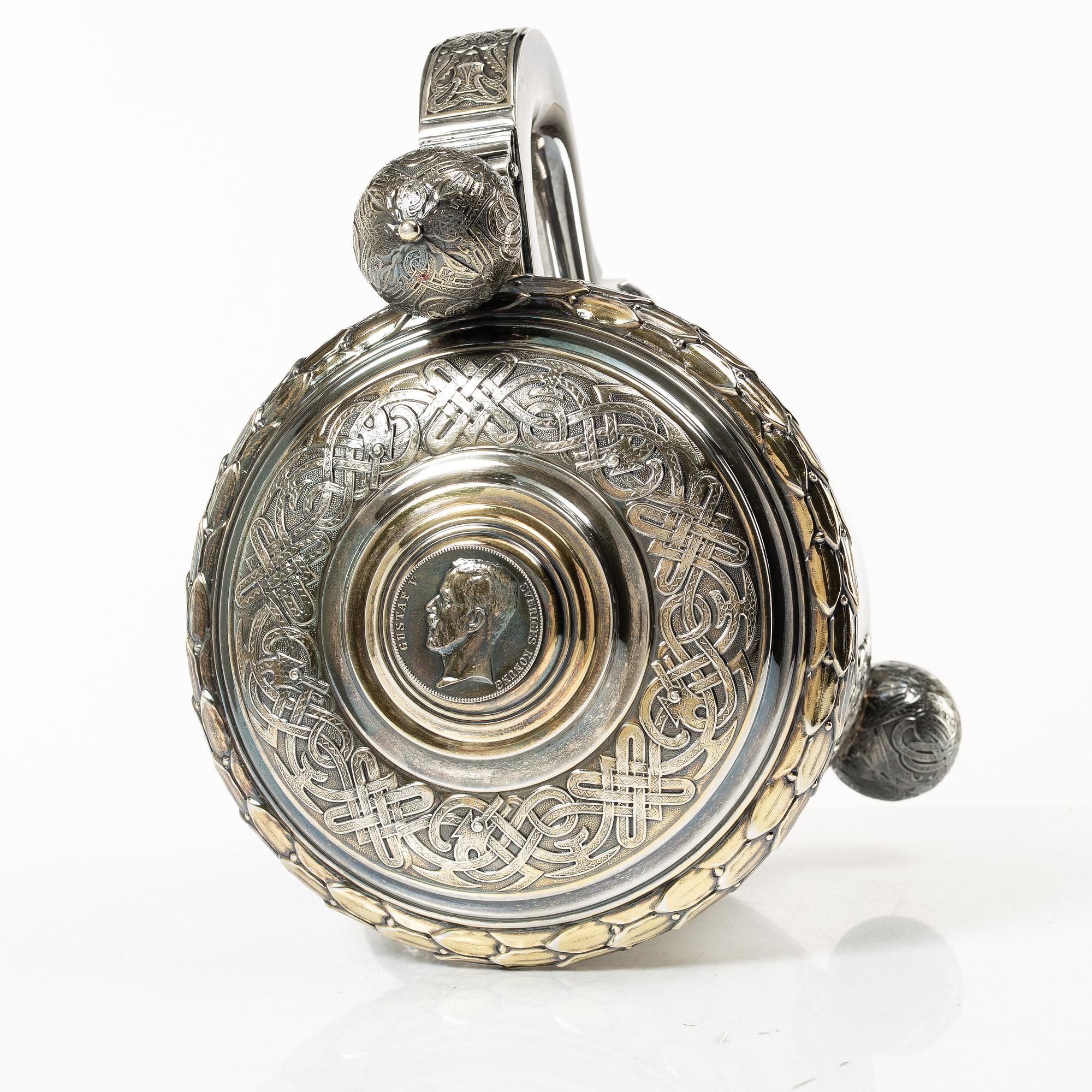 C.G. Hallberg, A silver tankard, Stockholm 1952.