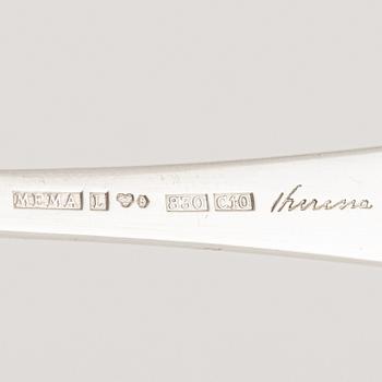 Theresia Hvorslev, cutlery set, 24 pieces, silver, "Tradition", Mema, Lidköping 1970s.