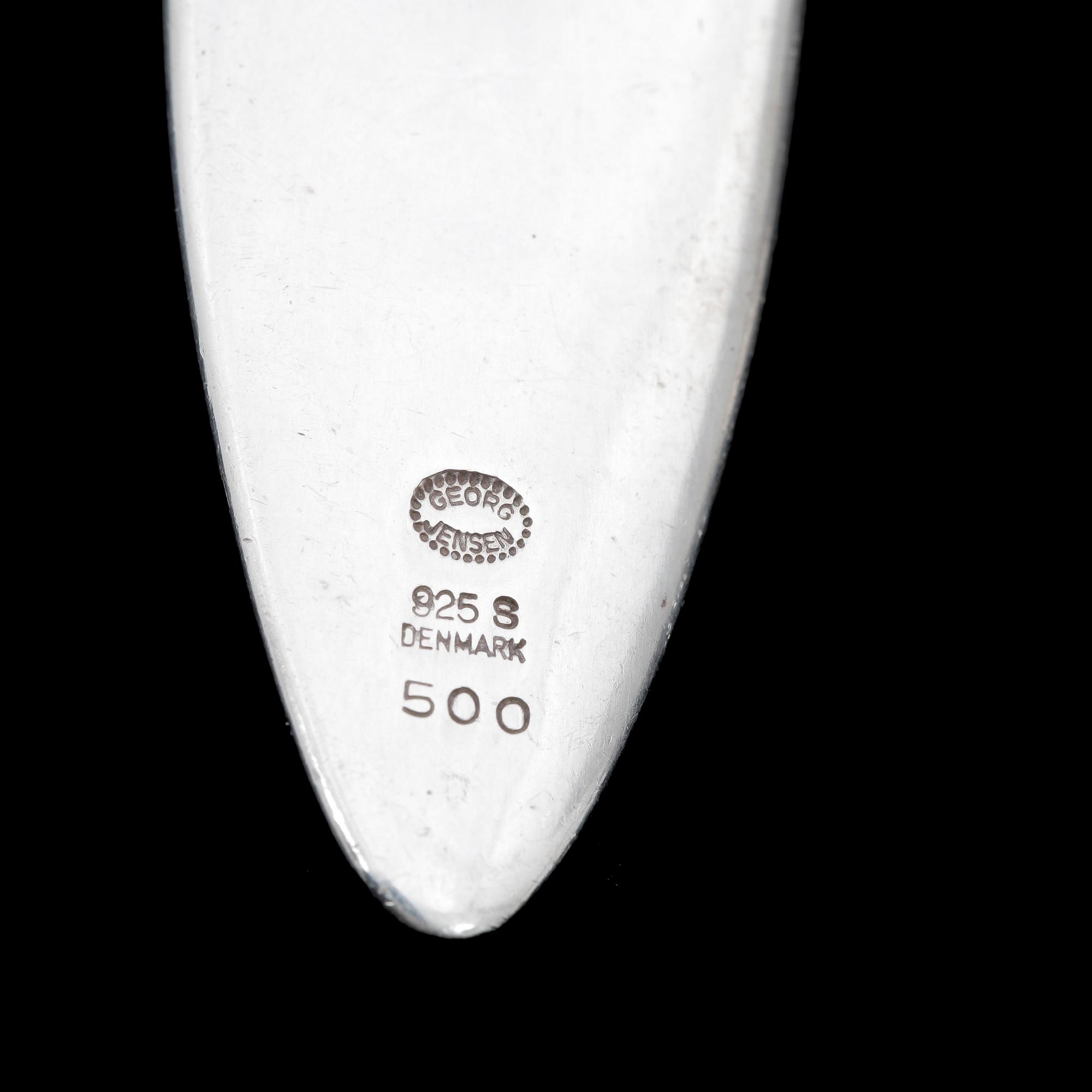 SMYCKEN, 3 delar, sterling silver, Georg Jensen, Danmark 1900-talets andra hälft.