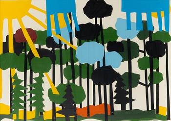 Stig (Slas) Claesson, Solbelyst skog.