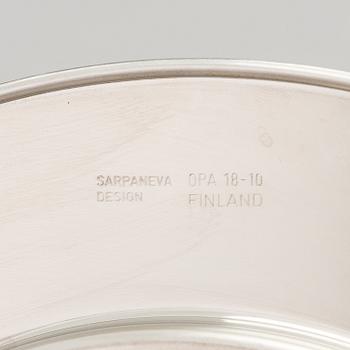 TIMO SARPANEVA, 5-piece stainless steel serving dishes for Opa Ltd.