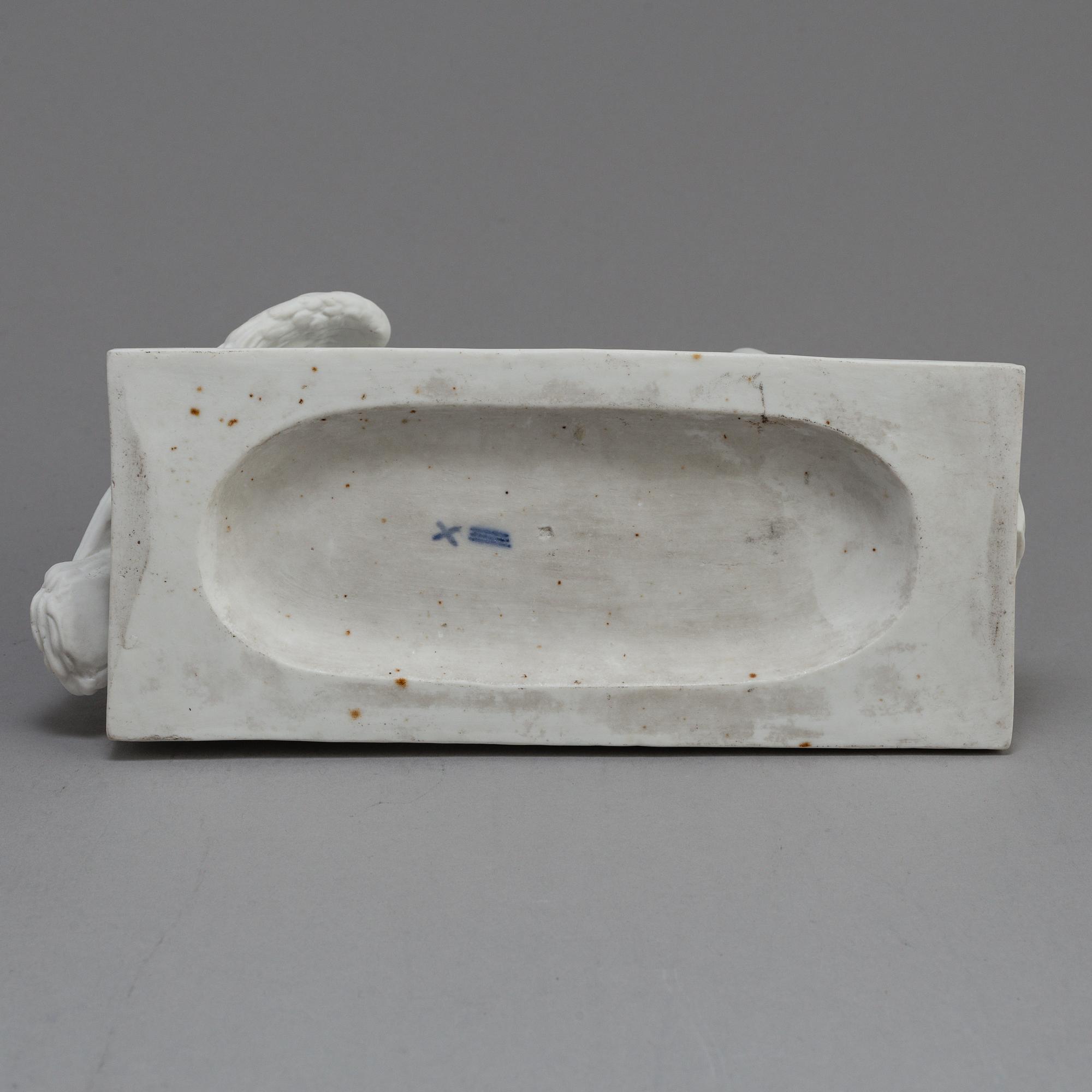 A PARIAN FIGURE after Thorvaldsen, Eneret,  Royal Copenhagen, ca 1900.