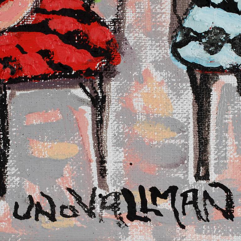 UNO VALLMAN, olja på duk, sign.