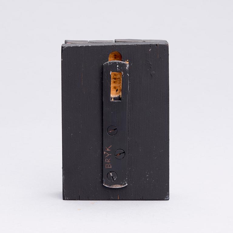 RUT BRYK, CERAMIC RELIEF. Marked Bryk. 1970s.