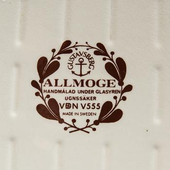 Service pieces 20 pcs "Allmoge" Gustavsberg first half of the 20th century porcelain.