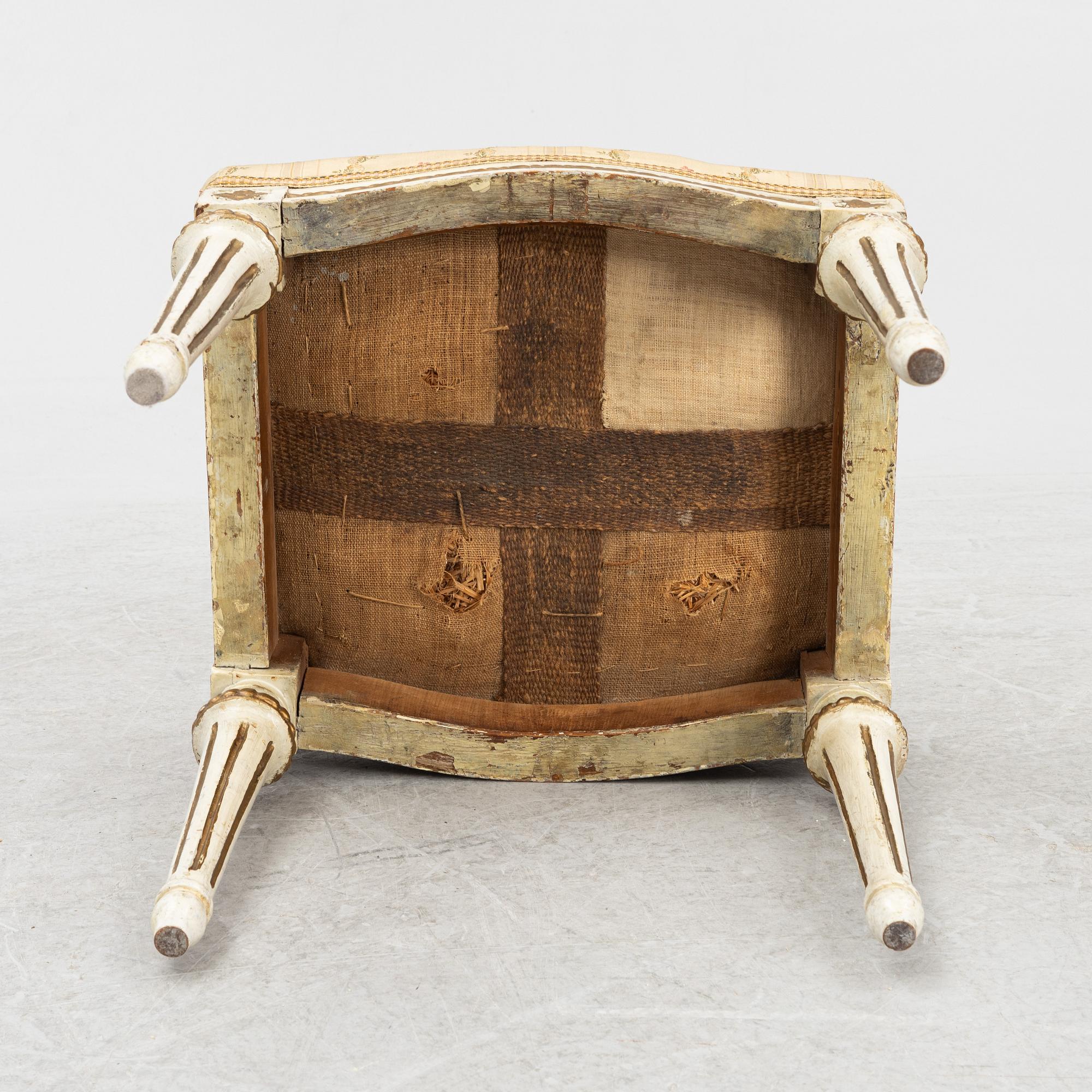 Taburett, av Erik Öhrmark  (mästare i Stockholm 1777-1813), Gustaviansk.