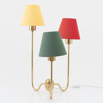 Josef Frank, a model 2468 brass table lamp, Firma Svenskt Tenn, Sweden.