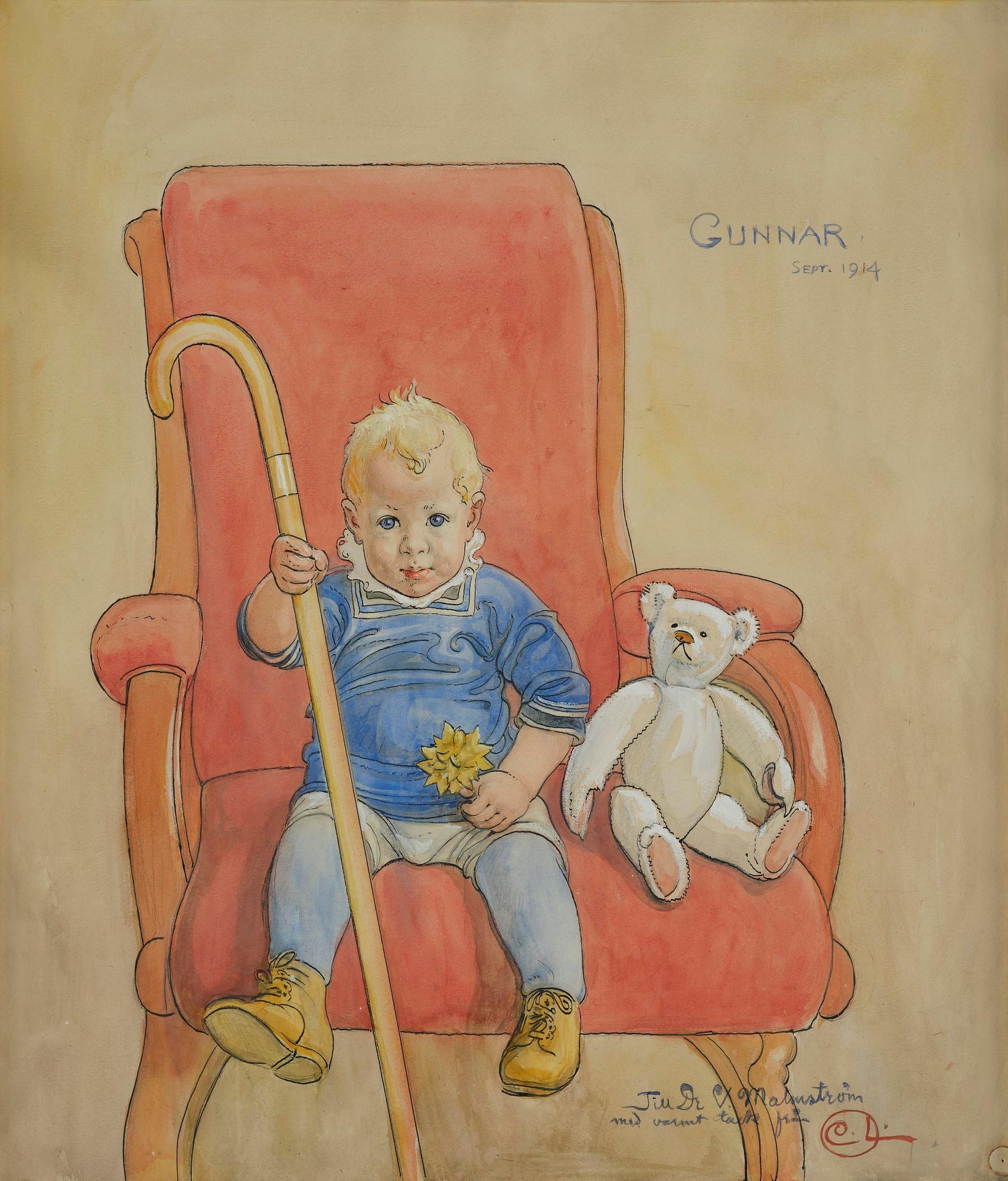 Carl Larsson, "Gunnar".