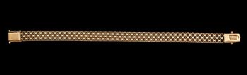 ARMBAND, 18 k guld, x-länk, svenska stämplar 1967. Vikt ca 18 gram.