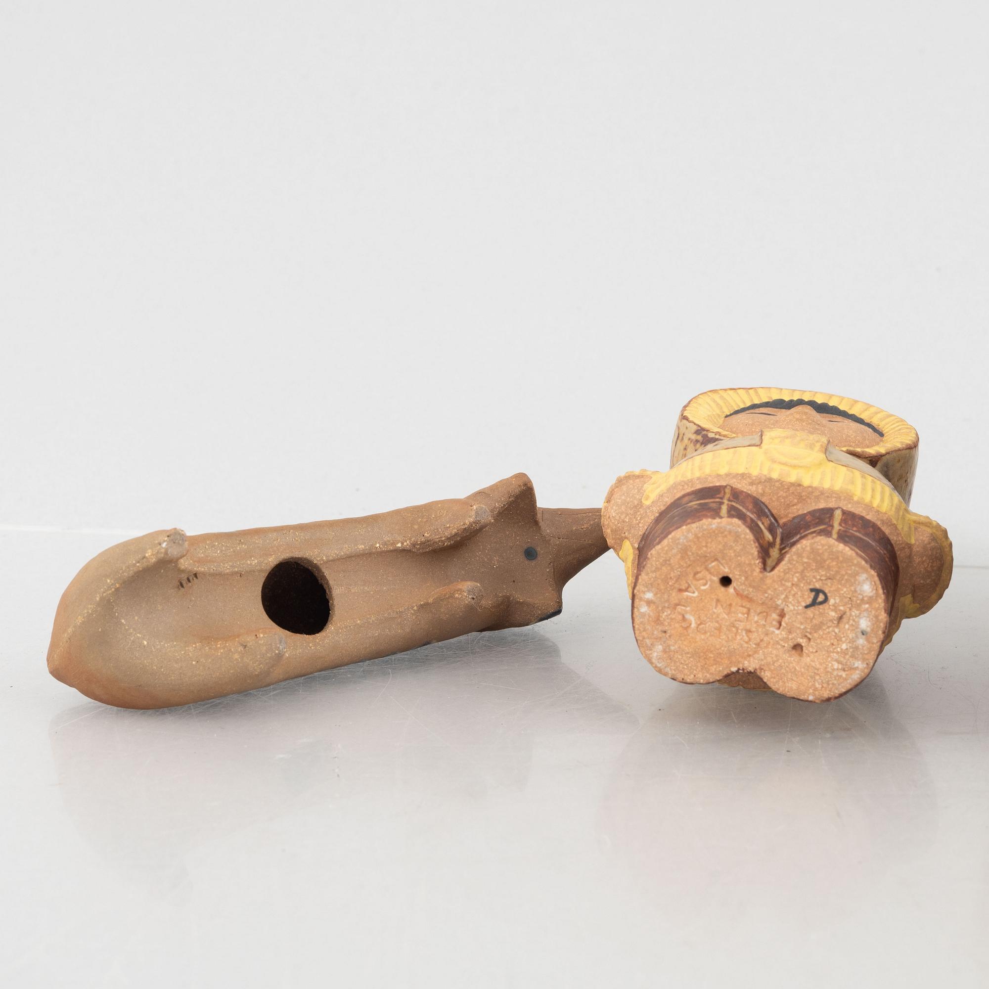 Lisa Larson, figuriner, 5 st,  Gustavberg.