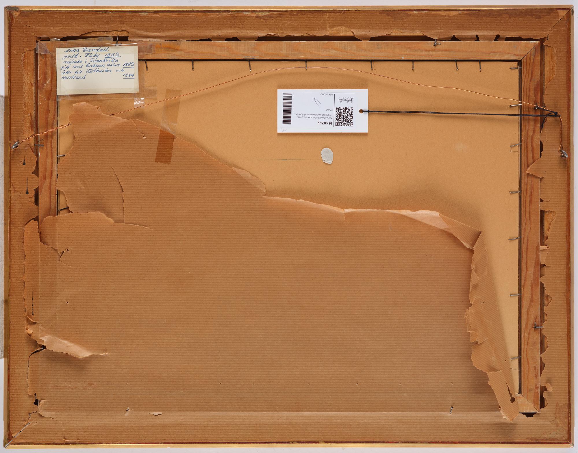 Anna Gardell-Ericson, Moonlight Landscape with Figures.