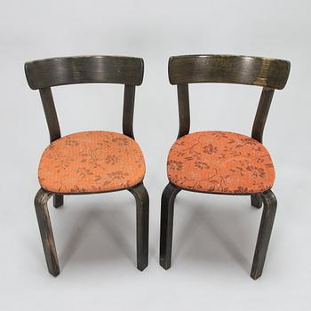 Alvar Aalto, two 1940s '69' chairs for O.Y. Huonekalu- ja Rakennustyötehdas A.B.