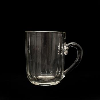 PUNCHMUGGAR/GLÖGGMUGGAR, 26 st, glas, 1800/1900-tal.