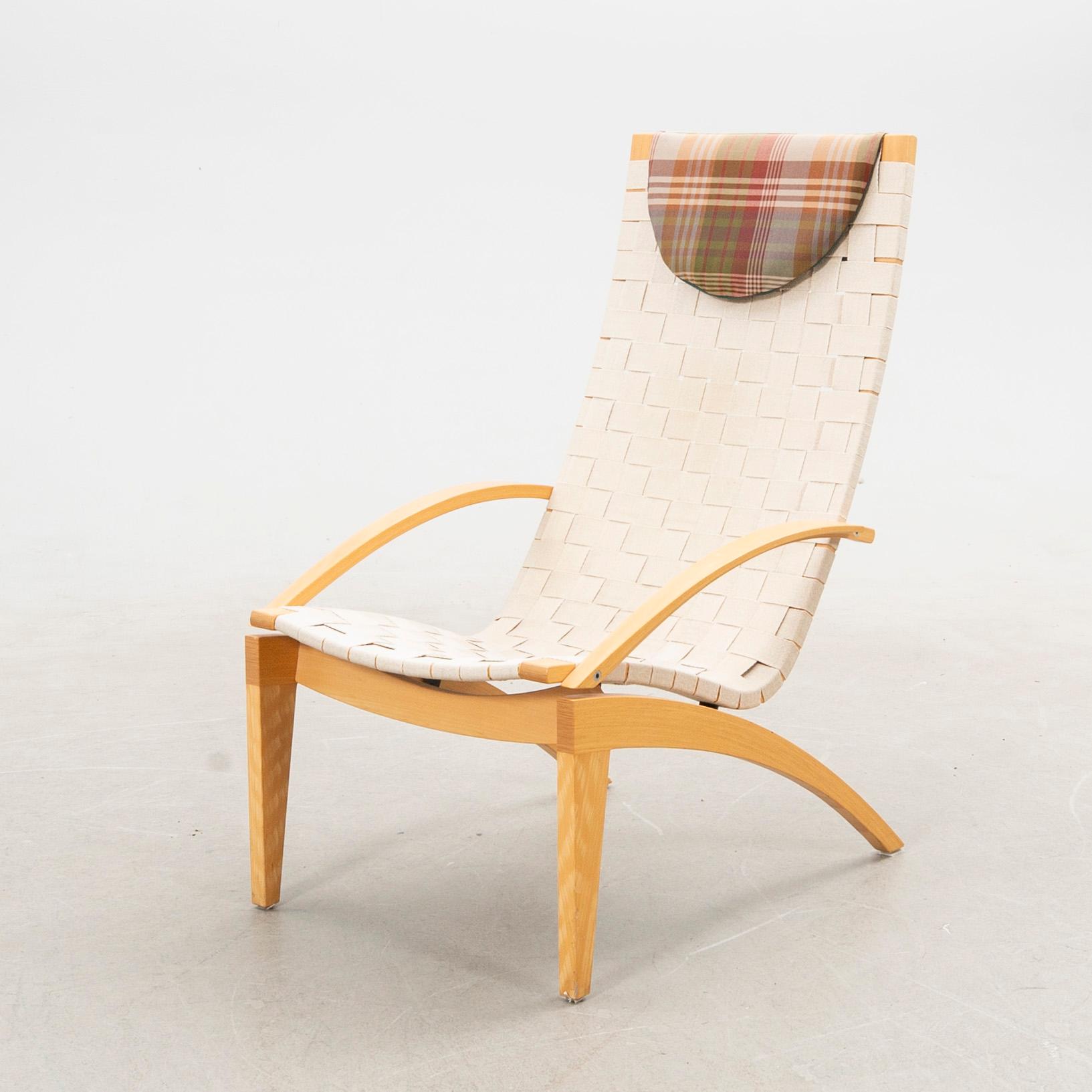 Lasse Pettersson & Lennart Notman, "Cornet", armchair, Swedese, 1990s.